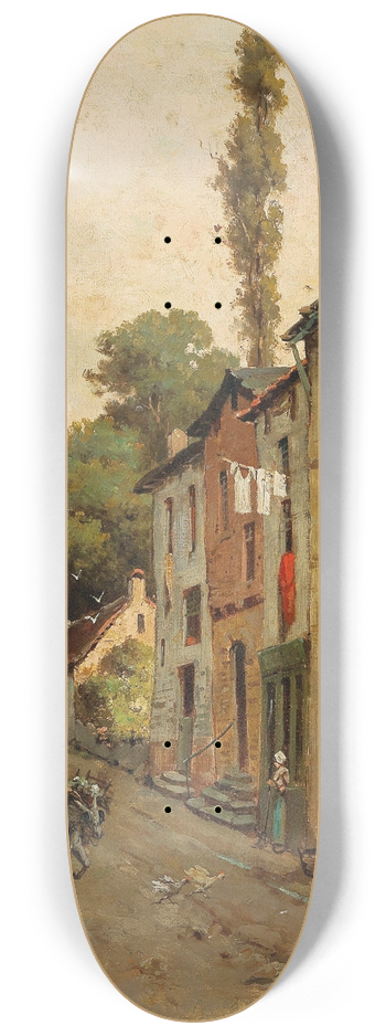 Alexandre Ren Veron - Street Scene 8.25 inch art skate deck