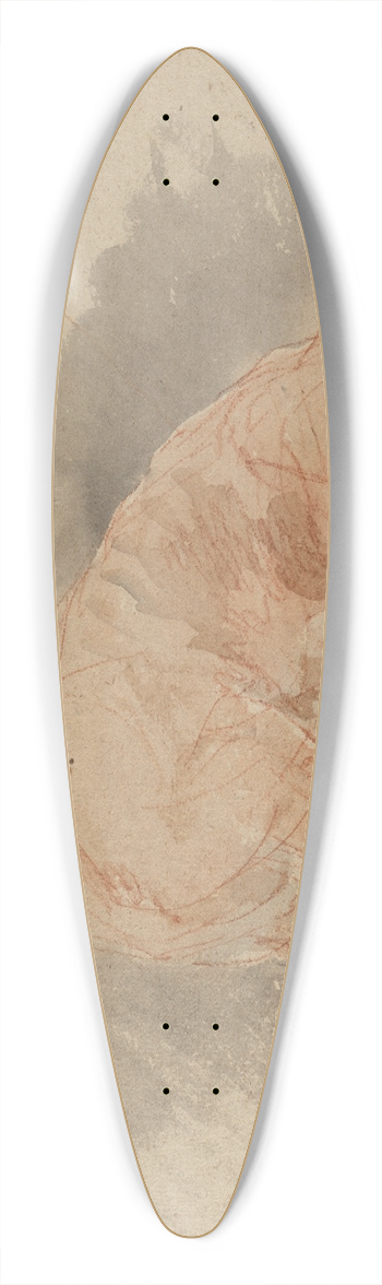 Sawrey Gilpin - Study of a tiger 39.3 inch art pintail longboard deck