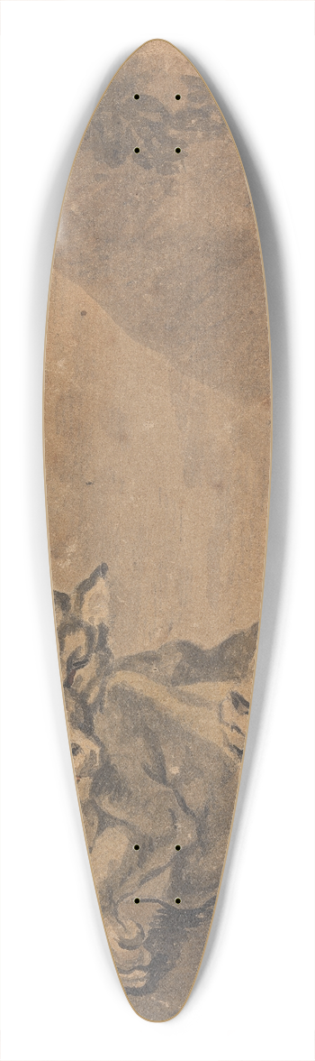 Sawrey Gilpin - Two Tigers 39.3 inch art pintail longboard deck