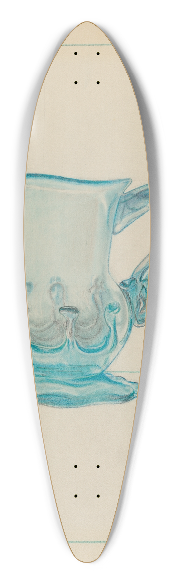 S. Brodsky - Pitcher 39.3 inch art pintail longboard deck