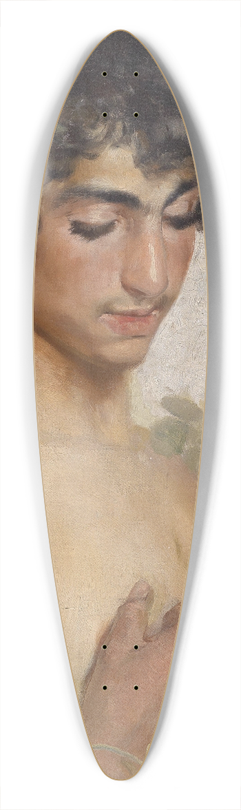 Sebastian Lucius - Die Hummel 39.3 inch art pintail longboard deck