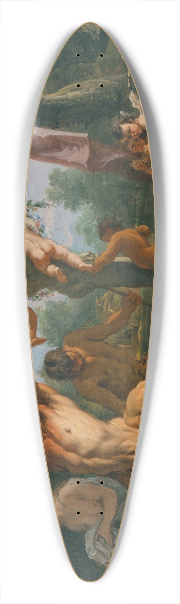 Sebastiano Ricci - A Bacchanal 39.3 inch art pintail longboard deck