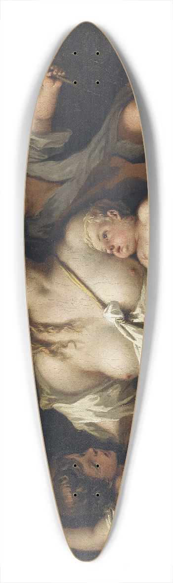 Sebastiano Ricci - Charity 39.3 inch art pintail longboard deck