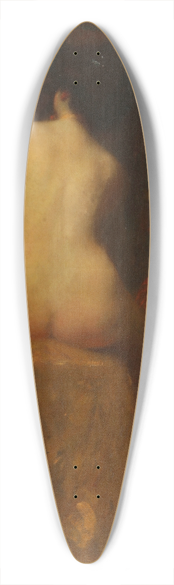 Severo Rodrguez Etchart - La Toilette 39.3 inch art pintail longboard deck