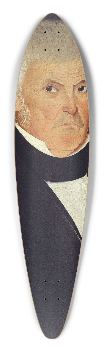 Sheldon Peck - Portrait of Mr. William W. Welch 39.3 inch art pintail longboard deck