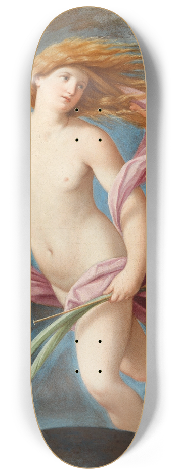 Guido Reni - Fortuna with a purse 8.25 inch art skate deck