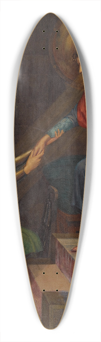 Sidney Harold Meteyard - Tristram and Yseult 39.3 inch art pintail longboard deck
