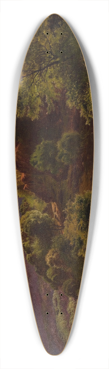 Sidney Richard Percy - The River Llugwy at Capel Curig 39.3 inch art pintail longboard deck