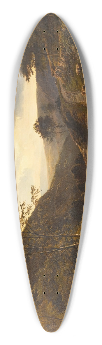 Sidney Richard Percy - The Shepherdess Rest 39.3 inch art pintail longboard deck
