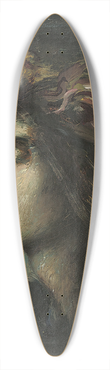 Simeon Solomon - Head study 39.3 inch art pintail longboard deck
