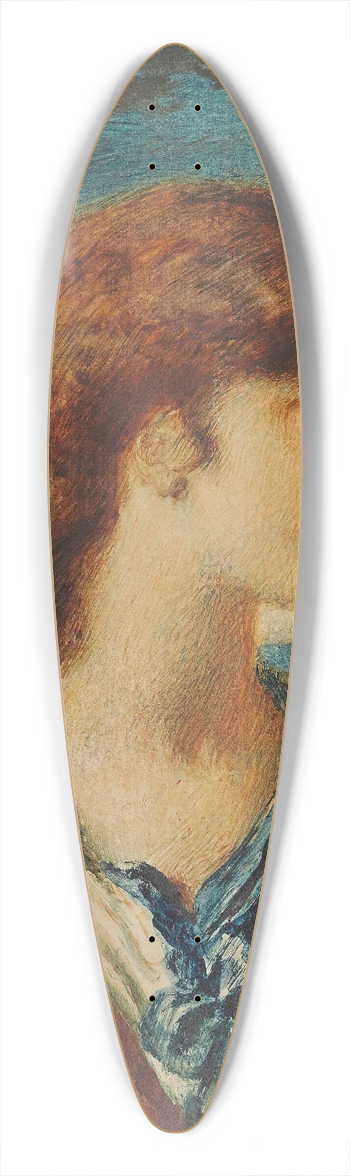 Simeon Solomon - Study Of A Youth 39.3 inch art pintail longboard deck