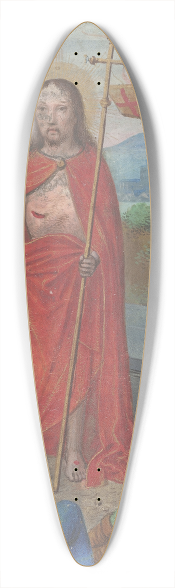 Simon Bening - The Resurrection 39.3 inch art pintail longboard deck