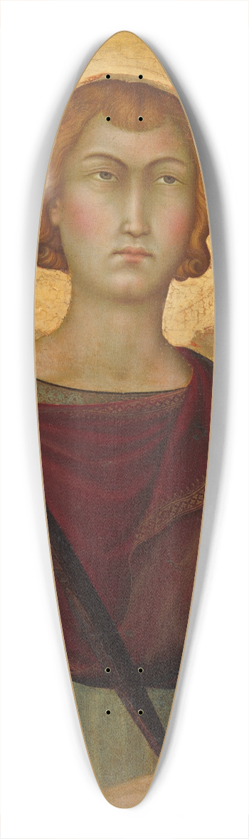 Simone Martini - Saint Ansanus 39.3 inch art pintail longboard deck