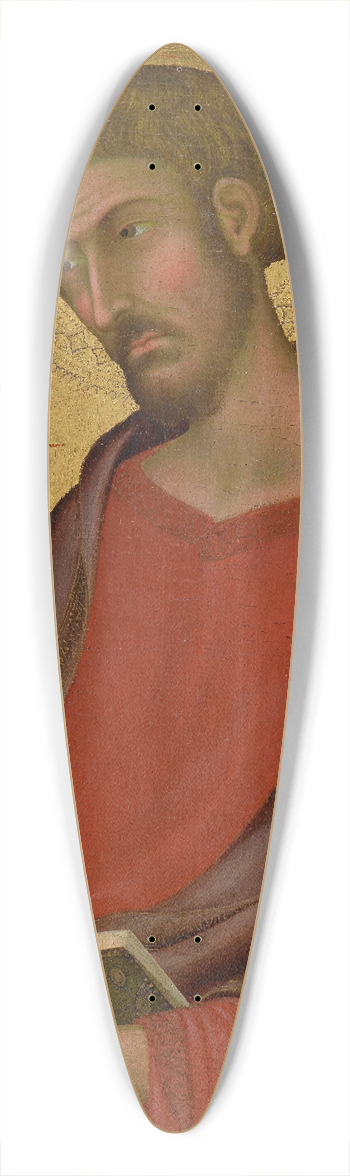 Simone Martini - Saint Luke 39.3 inch art pintail longboard deck