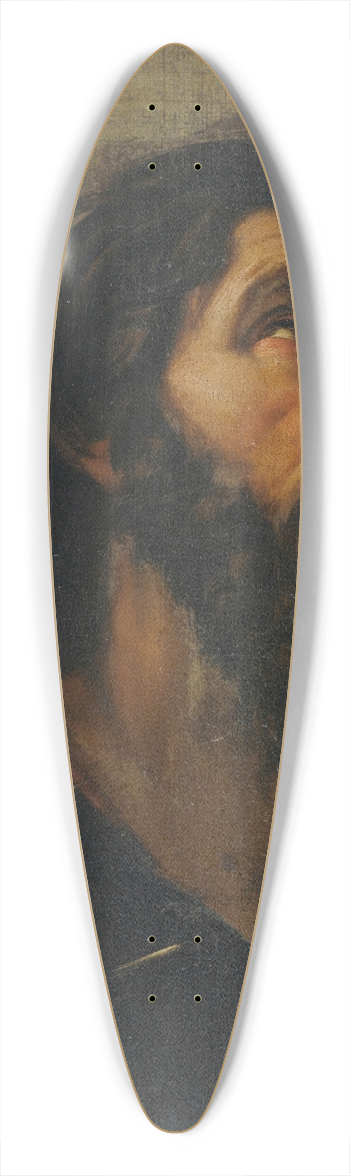 Simon Vouet - Saint Paul 39.3 inch art pintail longboard deck