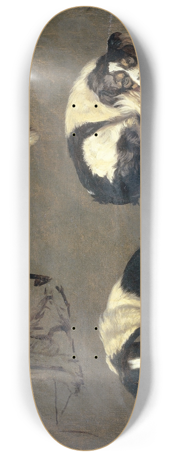 Guillaume Anne van der Brugghen - Four Studies of a Dog 8.25 inch art skate deck
