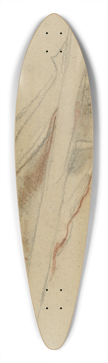 Sir David Wilkie - An Upraised Arm 39.3 inch art pintail longboard deck