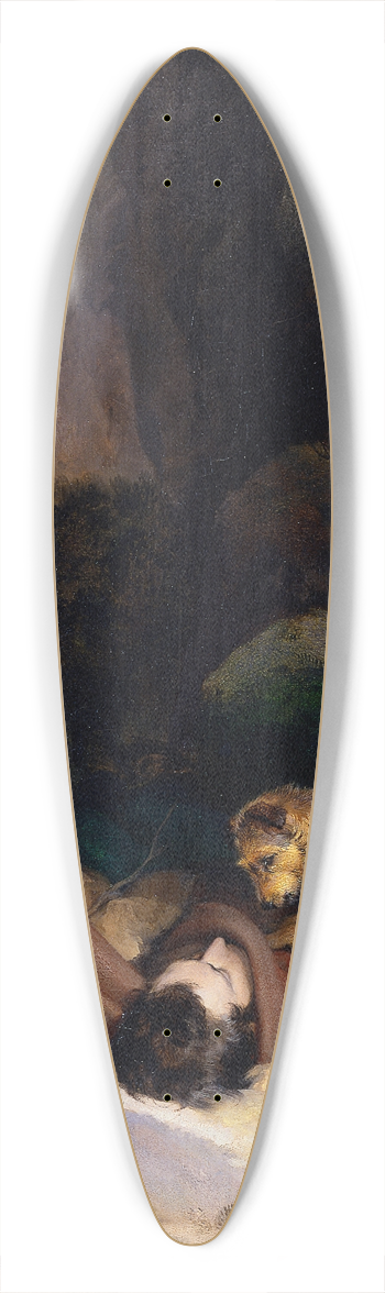Sir Edwin Henry Landseer - Attachment 39.3 inch art pintail longboard deck