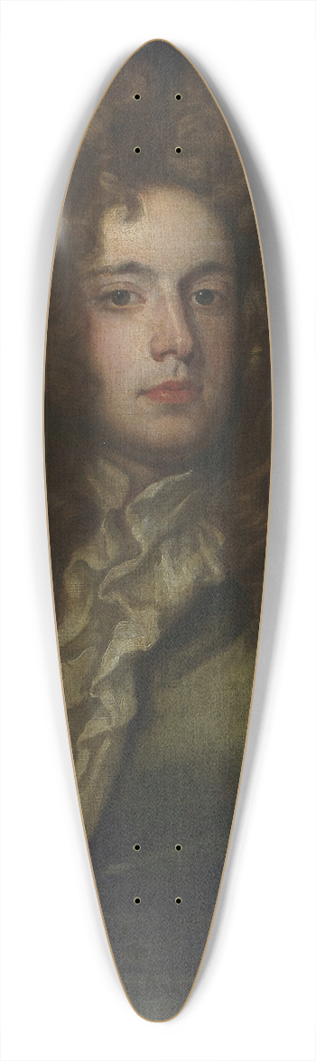 Sir Godfrey Kneller - Joseph Addison 39.3 inch art pintail longboard deck