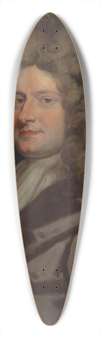 Sir Godfrey Kneller - Sir Theodore Colladon 39.3 inch art pintail longboard deck