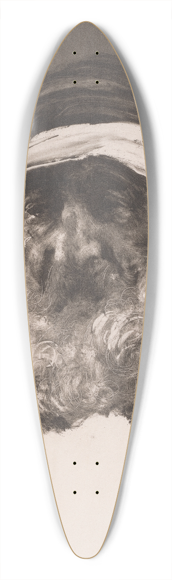 Sir Hubert von Herkomer - An Arabs Head 39.3 inch art pintail longboard deck