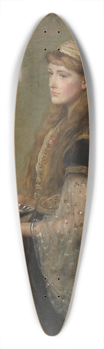 Sir John Everett Millais - The captive 39.3 inch art pintail longboard deck