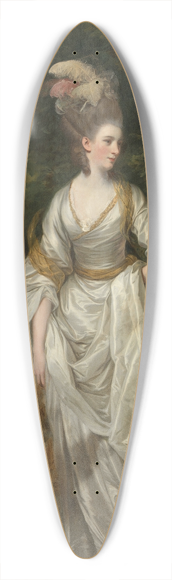 Sir Joshua Reynolds - Mrs Elizabeth Carnac 39.3 inch art pintail longboard deck