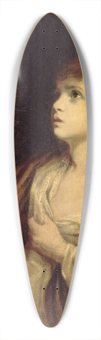 Sir Joshua Reynolds - The Calling of Samuel 39.3 inch art pintail longboard deck
