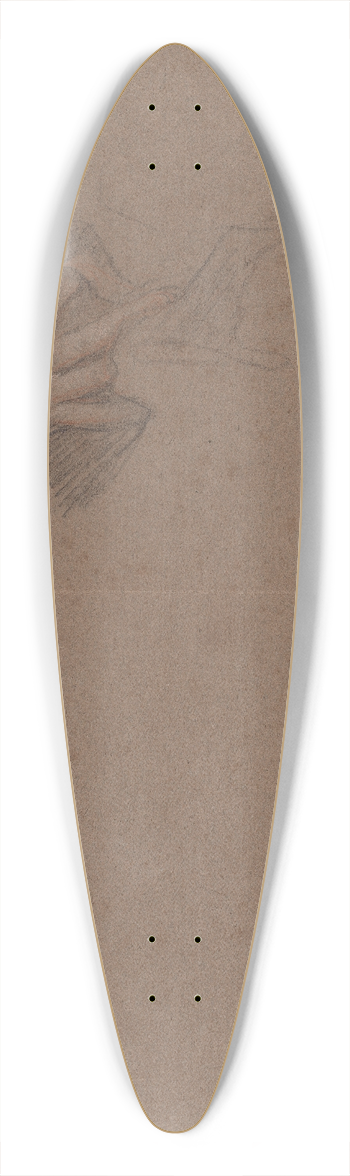 Sir Peter Lely - Drawings of Hands 39.3 inch art pintail longboard deck