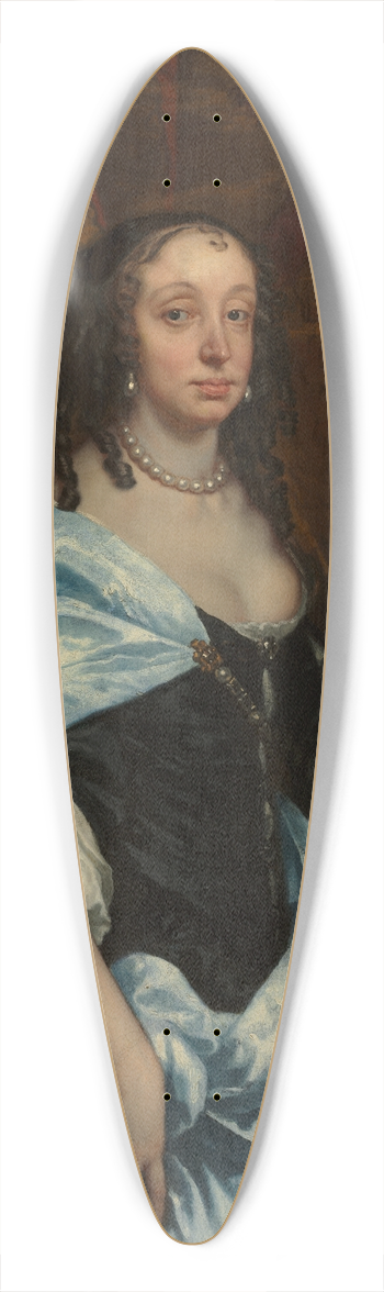 Sir Peter Lely - Portrait of Mrs. Leneve 39.3 inch art pintail longboard deck