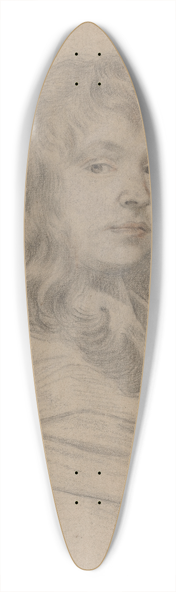 Sir Peter Lely - Self-Portrait 39.3 inch art pintail longboard deck