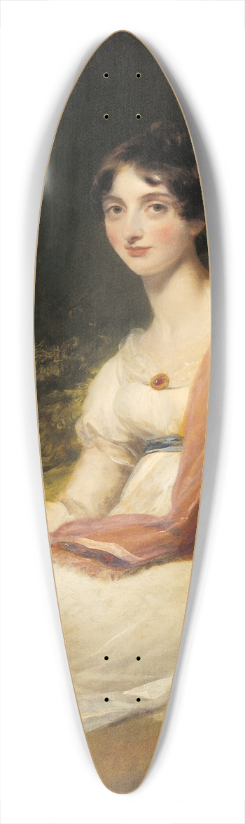 Sir Thomas Lawrence - Caroline Matilda Sotheron 39.3 inch art pintail longboard deck