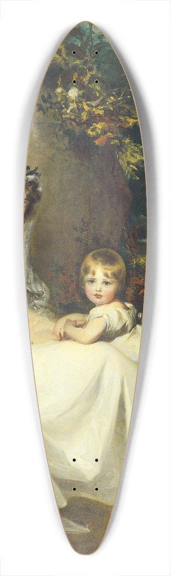 Sir Thomas Lawrence - Lady Mary Templetown and Her Eldest Son 39.3 inch art pintail longboard deck