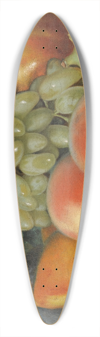 Spanish School - A Still Life With Figs, Plums, A Pear, White Grapes And A Flask 39.3 inch art pintail longboard deck