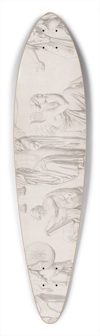 Sren Henrik Petersen - Nornerne 39.3 inch art pintail longboard deck