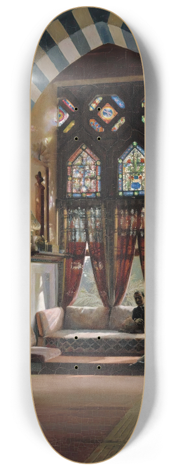 Gunnar Berndtson - Alme, An Egyptian Dancer 8.25 inch art skate deck