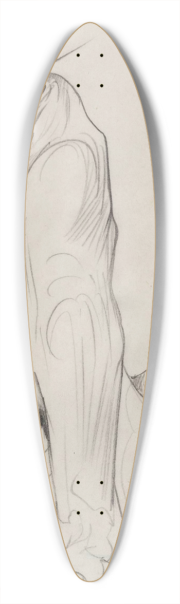 Stanisaw Ignacy Witkiewicz - Symbolic composition with three figures 39.3 inch art pintail longboard deck