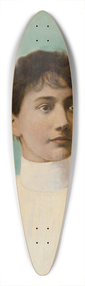 Stanisaw Masowski - Portrait of Aniela Rapacka 39.3 inch art pintail longboard deck