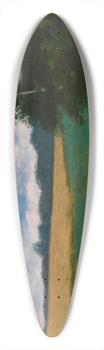 Stanisaw Witkiewicz - Dusk 39.3 inch art pintail longboard deck