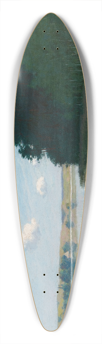 Stanisaw Witkiewicz - Lake with Water-Lilies 39.3 inch art pintail longboard deck