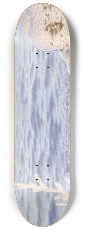 Gustaf Fjstad - The First Breath of Cold on the Water 8.25 inch art skate deck