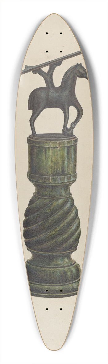 Stanley Mazur - Shoe Shine Foot Rest 39.3 inch art pintail longboard deck