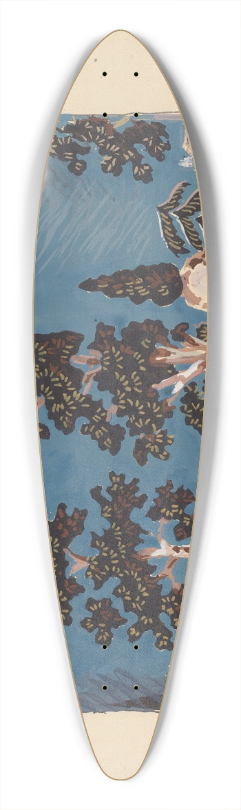 Stewart Wheeler - Bonnet Box 39.3 inch art pintail longboard deck