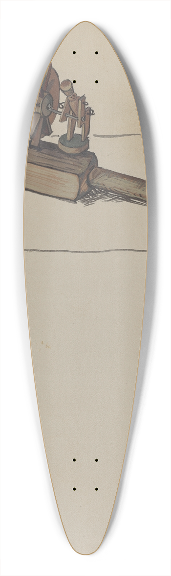 Stewart Wheeler - Pa. German Whistle 39.3 inch art pintail longboard deck