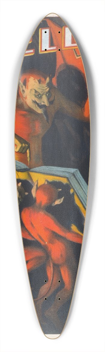 Strobridge & Co. Lith. - Kellar 39.3 inch art pintail longboard deck