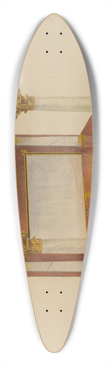 Susan Rothenberg - Console Table 39.3 inch art pintail longboard deck