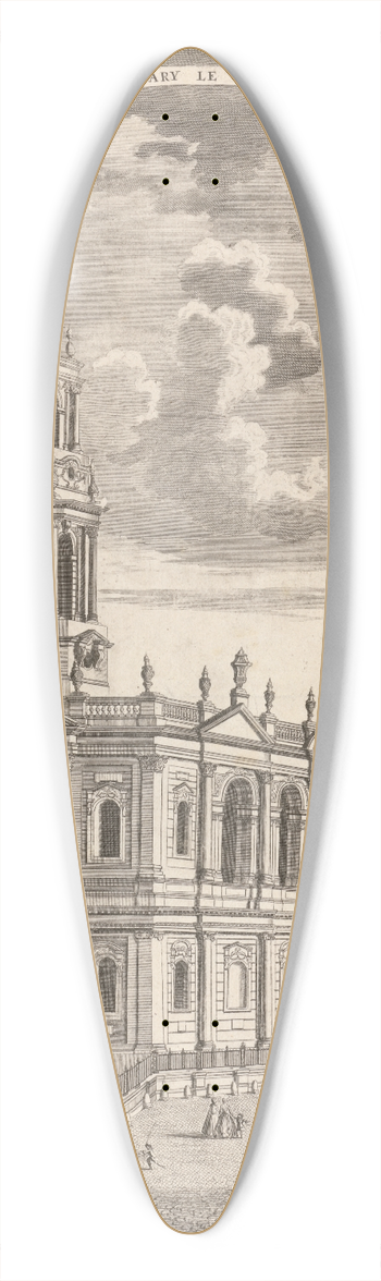Sutton Nicholls - St. Mary le Strand 39.3 inch art pintail longboard deck