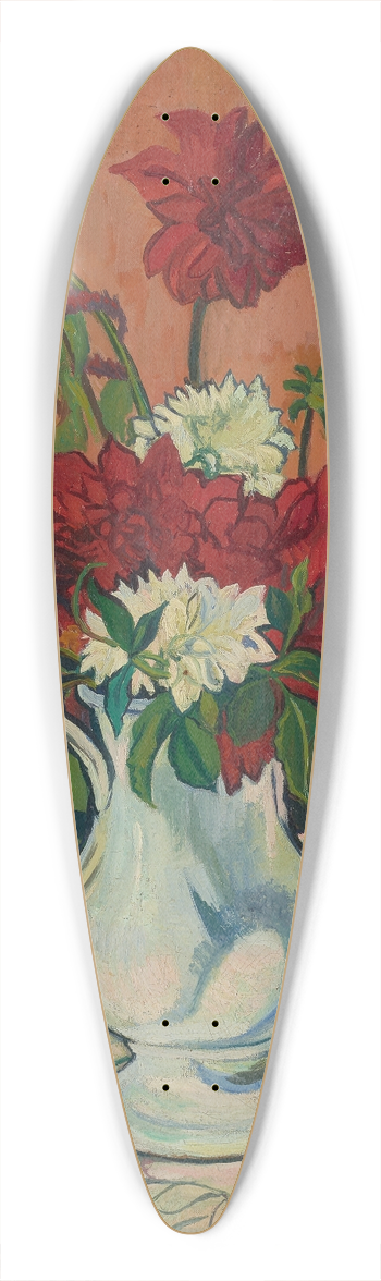 Suzanne Valadon - Nature morte au vase de fleurs 39.3 inch art pintail longboard deck