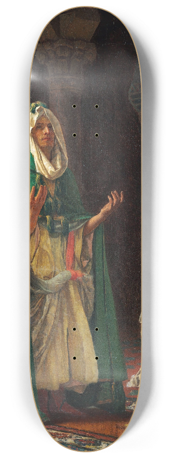 Gustave Boulanger - In the mosque 8.25 inch art skate deck