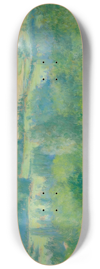Gustave Caillebotte - La Valle De Lyerres 8.25 inch art skate deck
